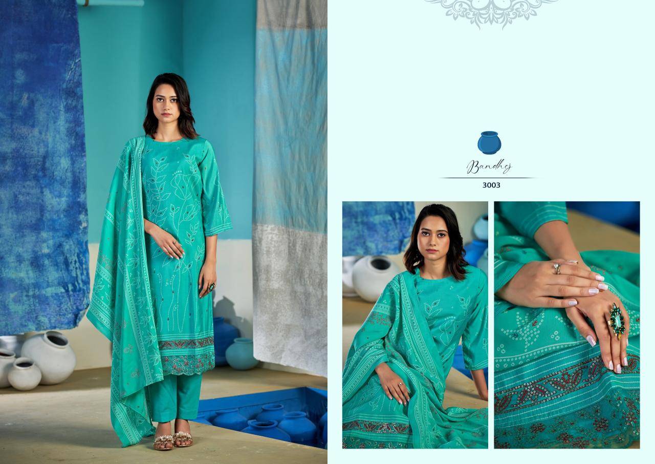 Sargam bandhej Dress material suppliers in Pune